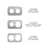 Restaurant Essentials Two 8.5 inch hole adaptor plates, comes in each view 3