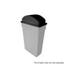 Restaurant Essentials Trash can lid for 23 gallon black (pltc023k), comes in each view 3