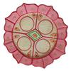 India Meets India Marble Meenakari Art 9 Inch Puja Plate Thali with 4 Bowl Handicraft by Awarded Indian Artisan view 4