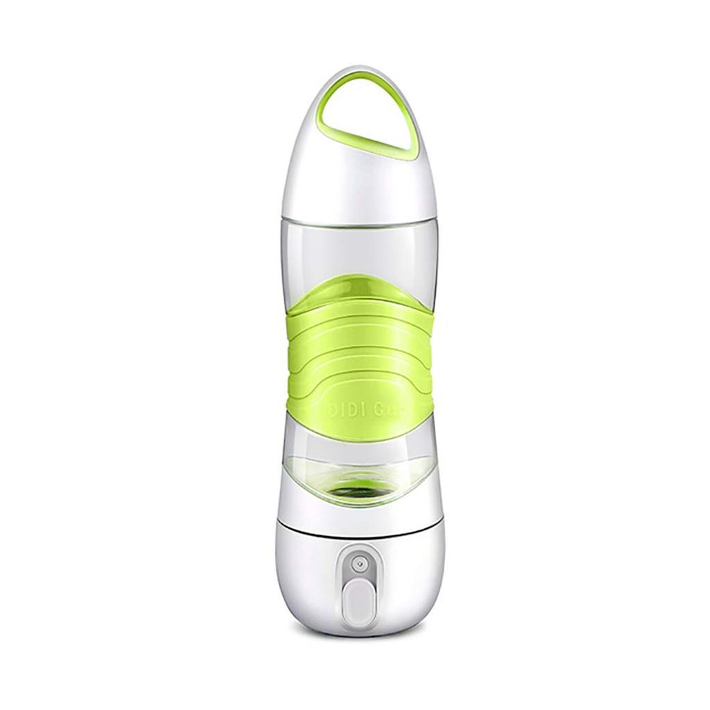 Sport Drinks Bottle Leak Proof,Water Bottle Large Capacity,Water Cup Creative,Outdoor Student Fitness Sport Bottle 400ML Q-89 (Green)