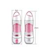 Sport Drinks Bottle Leak Proof,Water Bottle Large Capacity,Water Cup Creative,Outdoor Student Fitness Sport Bottle 400ML Q-89 (Green) view 2