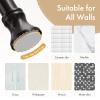 Amazer Spring Tension Shower Curtain Rod, 54-90 Inches Rust-Resistance Tension Curtain Rod Bathroom Rod, Adjustable Shower Curtain Rod No Drill, Bronze view 3