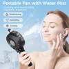 Portable Handheld Misting Fan, Nano-Mist Humidifier for Skincare & Makeup, 180 Foldable Desk Fan, Rechargeable Water Spray Fan for Disney Beach Cruise Essentials, Summer Gifts for Women Man Girls view 2