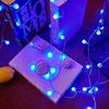 Anixl 6m 40 LED Copper Wire Star Curtain String Lamp Fairy Lighting view 1