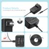 SLLEA AC/DC Adapter Compatible with Seebest C561 C561-B C561-R C561B C561R Edge Cleaning Hoover Robot Vacuum Sweep Mopping Anti Fall, C565 Time Schedule Vacuum Cleaner Power Supply Cord Charger view 3