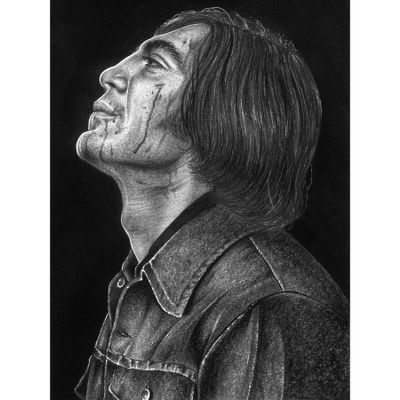 No Country Old Men Anton Chigurh Wayne Maguire Extra Large XL Wall Art Poster Print