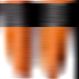 Alphax 906575 Chopsticks, Black, 10.6 inches (27 cm)