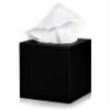 Alpine Industries Black Acrylic Tissue Box Cover - Eco Friendly Dispenser - Decorative Holder/Organizer for Bathroom, Office Desk & Car (Black) view 1
