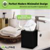 Alpine Industries Black Acrylic Tissue Box Cover - Eco Friendly Dispenser - Decorative Holder/Organizer for Bathroom, Office Desk & Car (Black) view 3