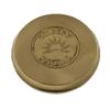 3" Solid Polished Brass Pocket Sundial Compass Antique Reproduction with Lid view 3