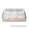 Restaurant Essentials 9 1/2" x 13 quarter size sheet pan cover, plastic, comes in each view 3