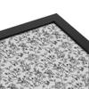 PinPix ArtToFrames 14x14 Custom Cork Bulletin Board Floral Black Roses Poster Board Has a Fabric Style Canvas Finish, Framed in Satin Black (PinPix-165) view 4