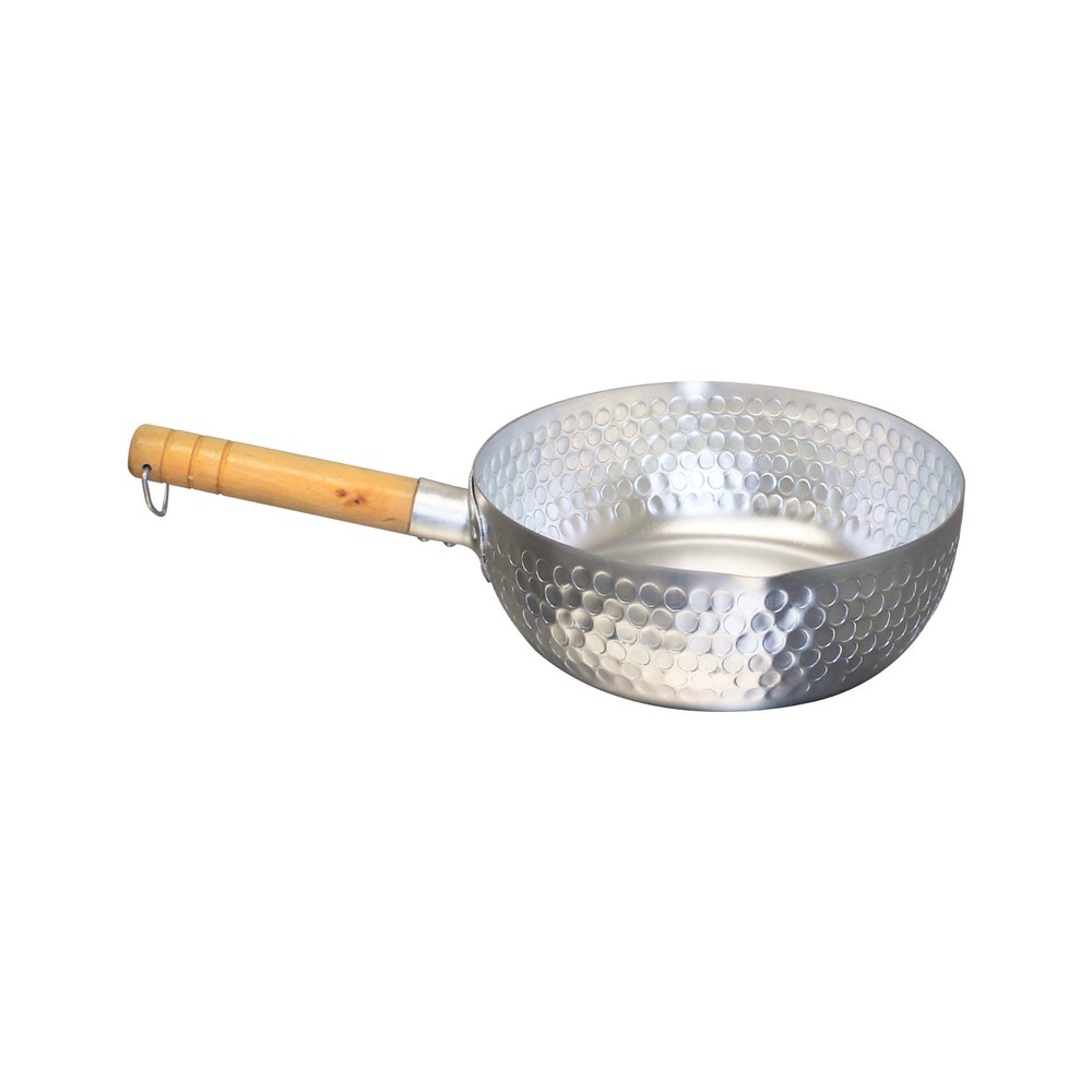 Restaurant Essentials 7 1/4" x 2 3/4" (18 cm) Aluminum snow flat pan, comes in each