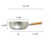 Restaurant Essentials 7 1/4" x 2 3/4" (18 cm) Aluminum snow flat pan, comes in each view 2