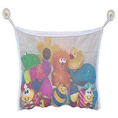 Flybloom Screen Cloth Bathroom Hanging Bag Creative Baby Adult Storage Bag Clothing Towels Putting Bag for Bedroom Bathroom (36 * 37cm)