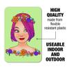 GRAPHICS & MORE Classy Modern Day Hippie Flower Child Home Business Office Sign view 2
