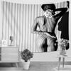 Suklly Tapestry Wall Hanging Polyester Nude Woman Sexy Artistic Black White Home Decor Living Room Bedroom Dorm 60 X 80 Inches Rectangle Picnic Mat Beach Towel view 2