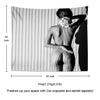 Suklly Tapestry Wall Hanging Polyester Nude Woman Sexy Artistic Black White Home Decor Living Room Bedroom Dorm 60 X 80 Inches Rectangle Picnic Mat Beach Towel view 4