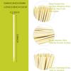 XP-ART 30 Pcs Candy Apple Boxes with Apple Sticks, Clear Caramel Apple Box Plastic Gift Cookie Makaron Cupcake Packaging for Treats, Party Favors, 4" L x 4" W x 4" H view 2