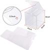 XP-ART 30 Pcs Candy Apple Boxes with Apple Sticks, Clear Caramel Apple Box Plastic Gift Cookie Makaron Cupcake Packaging for Treats, Party Favors, 4" L x 4" W x 4" H view 4