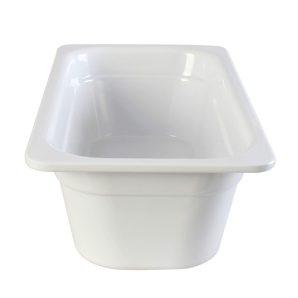 Restaurant Essentials Gastronorm pan melamine container, 1/3 size, 100mm/ 4" deep, comes in each