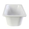 Restaurant Essentials Gastronorm pan melamine container, 1/3 size, 100mm/ 4" deep, comes in each view 1
