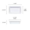 Restaurant Essentials Gastronorm pan melamine container, 1/3 size, 100mm/ 4" deep, comes in each view 2