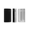 100pcs Frosted Clear Window Stand Up Colored Metallic Foil Resealable Zipper Seal Bags (Black, Standup | 2oz) view 2