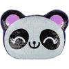 16 Reversible Sequin Pillow | Select your Favorite Colorful Design Llama, Narwhal, Panda, Penguin, Donut, Watermelon, Sloth, Alpaca & More | Playful Addition to Kids Bed or Playroom (Panda) view 1