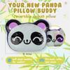 16 Reversible Sequin Pillow | Select your Favorite Colorful Design Llama, Narwhal, Panda, Penguin, Donut, Watermelon, Sloth, Alpaca & More | Playful Addition to Kids Bed or Playroom (Panda) view 2