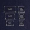 6 Piece Set Rectangles 3x1, 3x1.5, 4x2- Squares 1", 1.5", 2" view 1