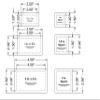 6 Piece Set Rectangles 3x1, 3x1.5, 4x2- Squares 1", 1.5", 2" view 3