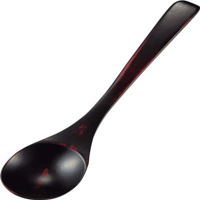 Alphax 907121 Spoon, Akebono, 6.9 x 1.5 inches (17.5 x 3.9 cm), Porridge Spoon