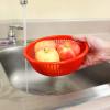 Restaurant Essentials 8" plastic wash basket, comes in each view 3