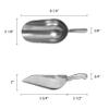 12 Oz Aluminum Scoop round bottom scoop, 6Pack view 2