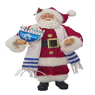 12" Hanukkah Santa
