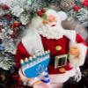 12" Hanukkah Santa view 4