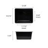 Restaurant Essentials Half size 6" deep polycarbonate food pan, black, comes in each view 2