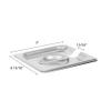 Thunder Group STPA5160CS Steam Table Pan Cover 1/6 Size Slotted with Handle view 2
