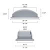 Restaurant Essentials Trash can lid for 23 gallon grey (pltc023g), comes in each view 2