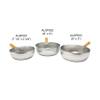 Restaurant Essentials 8" x 3" (20 cm) Aluminum snow flat pan, comes in each view 4