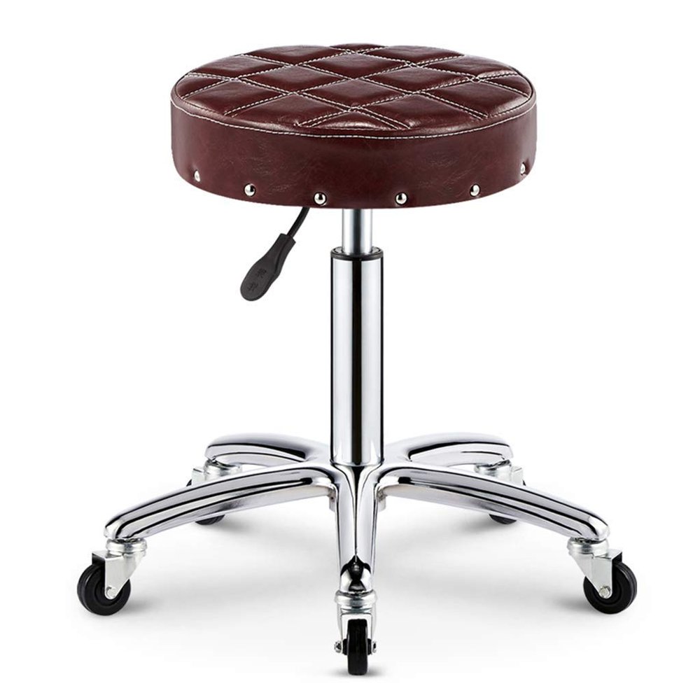 RXBFD Swivel Office Chairs, Adjustable Height Rolling Stool/Swivel Stool, Ergonomic Design, for Restaurant/Office/Counter/Family