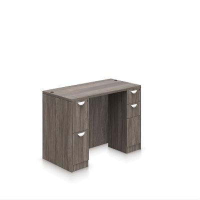OTG Superior Laminate Series Artisan Grey AGL SL-Q 71" Double Pedestal Desk