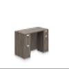 OTG Superior Laminate Series Artisan Grey AGL SL-Q 71" Double Pedestal Desk view 1