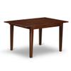 East West Furniture NOCL3-MAH-W 3 Piece Kitchen Table Set for Small Spaces Contains a Rectangle Dining Table with Butterfly Leaf and 2 Dining Room Chairs, 32x54 Inch, Mahogany view 3