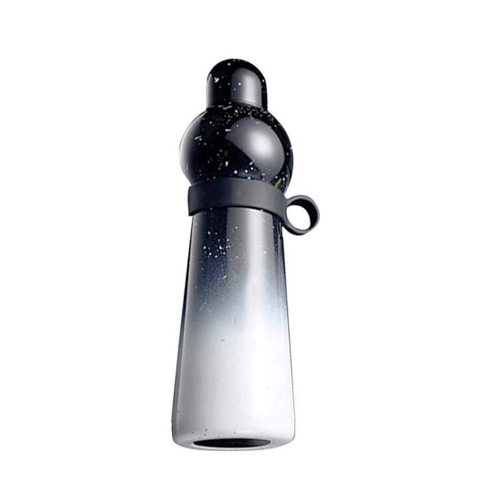 16Oz Sports Water Bottle - Vacuum Insulated Stainless Steel, Hot & Cold, Wide Mouth, Double Walled,Leakproof,for Cycling Hiking Runing School Office HC-47 (Black)
