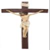 Ebros Large 30 Inches High INRI Jesus Christ Crucified On The Cross Wall Hanging Crucifix Crosses Plaque in Vivid Colors Catholic Christian Sculpture Home Decor Plaque Inspirational Religious Art view 1