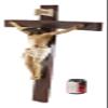 Ebros Large 30 Inches High INRI Jesus Christ Crucified On The Cross Wall Hanging Crucifix Crosses Plaque in Vivid Colors Catholic Christian Sculpture Home Decor Plaque Inspirational Religious Art view 4