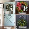 LBSUN Wreath Hanger, Adjustable Over the Door Wreath Hanger from 15 to 25 Inches & Wreath Holder & Wreath Door Hanger for Front Door Decor 20 lbs Larger Christmas Decorations Hook (White) view 2
