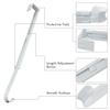 LBSUN Wreath Hanger, Adjustable Over the Door Wreath Hanger from 15 to 25 Inches & Wreath Holder & Wreath Door Hanger for Front Door Decor 20 lbs Larger Christmas Decorations Hook (White) view 3